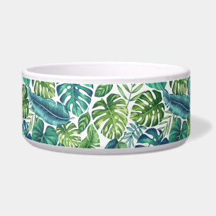 Comedero Palm tropical verde y Verde azulada Banana Monster