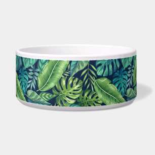 Comedero Palm tropical verde y Verde azulada Banana Monster
