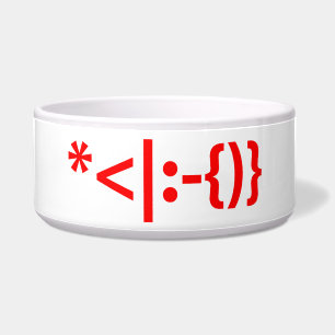 Comedero Papá Noel con barba Emoticono de Navidad