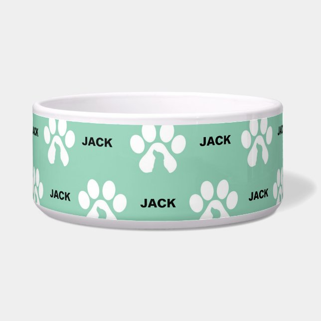 Comedero Papas Imprimir Perro Personalizado (Frente)