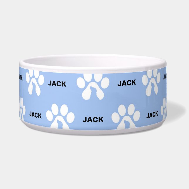 Comedero Papas Imprimir Perro Personalizado (Frente)