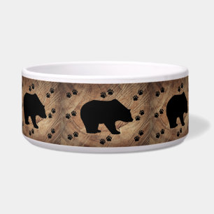 Comedero Papeles De Oso Y Oso Negro