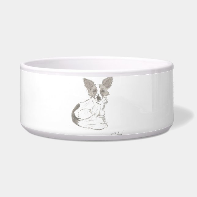 Comedero Papillon Sketch Pet Bowl (Frente)
