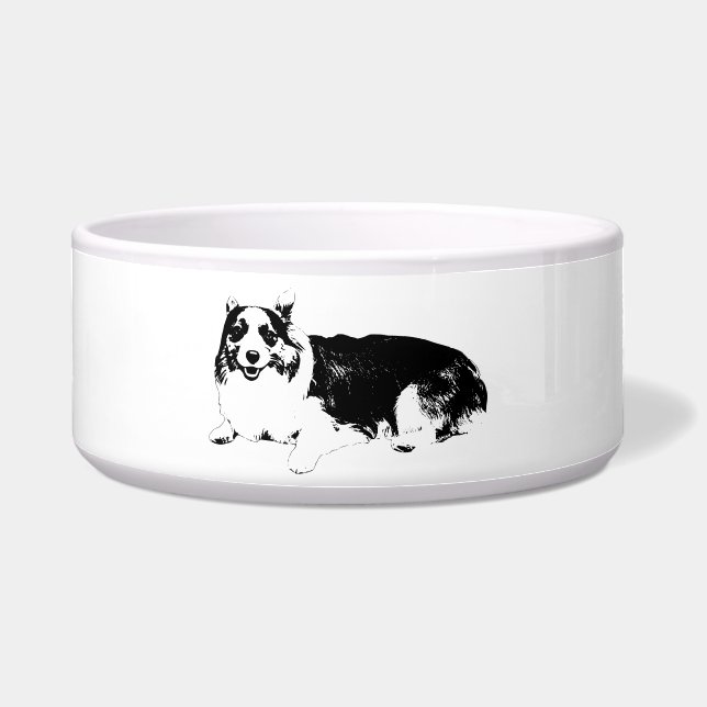 Comedero Para El Corgi En Casa (Frente)