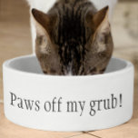 Comedero Paradas de mi Mascota Grub Funny del Perro Humor<br><div class="desc">Este diseño fue creado a partir de mi pintura de acrílico fluido única. Puede personalizarse haciendo clic en el botón personalizar y cambiando el nombre, las iniciales o las palabras. También puede cambiar el color y estilo del texto o eliminar el texto para un diseño de sólo imagen. Contáctame en...</div>