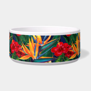 Comedero Paraíso tropical hawaiano floral