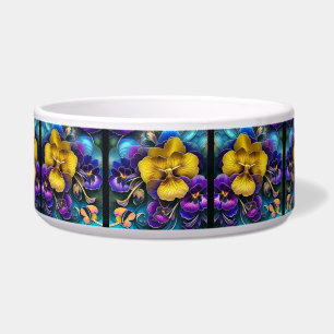 Comedero Parche Gold y Purple Pansy