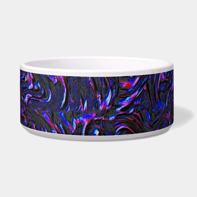 Comedero Parecen azules y rosados texturados en la pared (Frente)