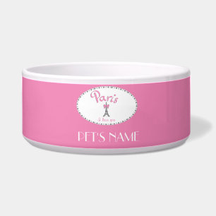 Comedero "Paris I Love You" - Personalizable