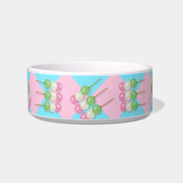 Comedero Pastel azul rosado revisado Dango Pet Bowl