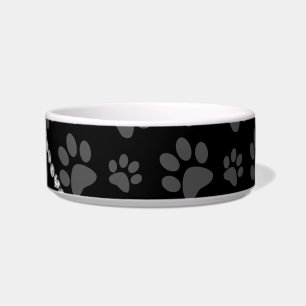 Comedero Patas conocidas personalizadas del negro del