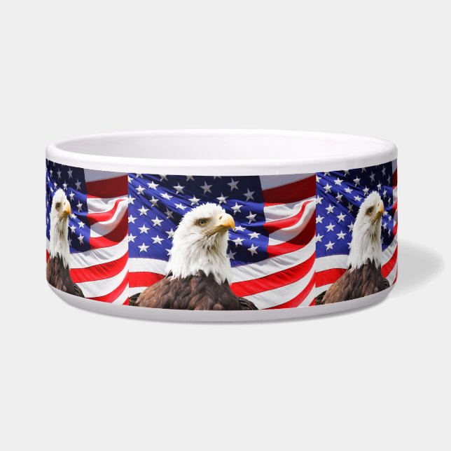 Comedero Patriotic Pet Bowl (Frente)
