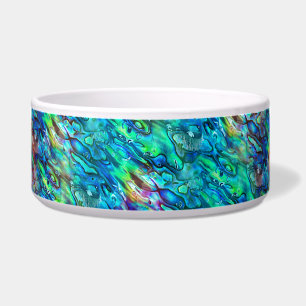 Comedero Patrón 1 de trama de Abalone Paua de Nueva Zelanda