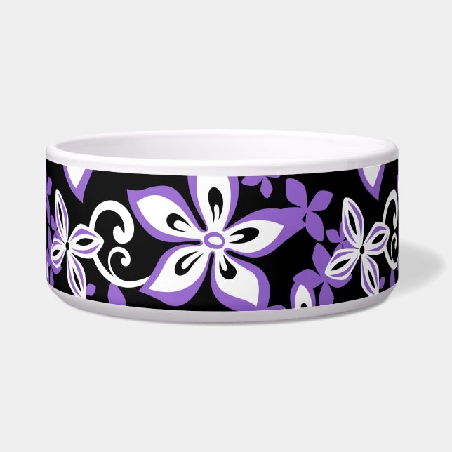 COMEDERO PATRON ALOHA HAWAII NEGRO/MORADO (Frente)