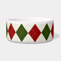 Patrón Argyle de Navidades clásicos