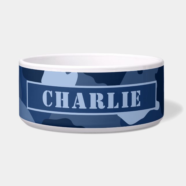 Comedero Patrón Camoufled Blue Camo (Frente)