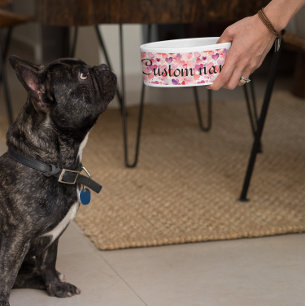 Comedero Patrón cardíaco personalizado Tazón de mascota