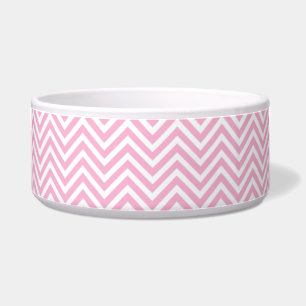Comedero Patrón Chevron Color rosa ZigZag Retro de cosecha
