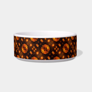 Comedero Patrón de arte abstracto boho moderno elegante dor