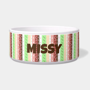 Comedero Patrón de Boho personalizado