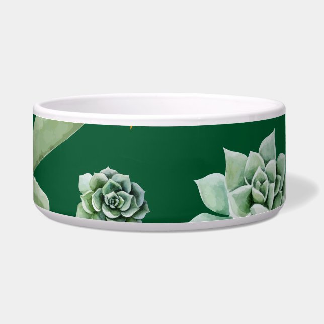Comedero Patrón de cactus 3 (Frente)