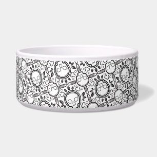 Comedero Patrón de calavera sin problemas