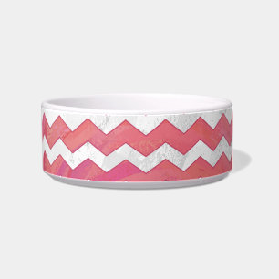 Comedero Patrón De Chevron De Salmon Swirl