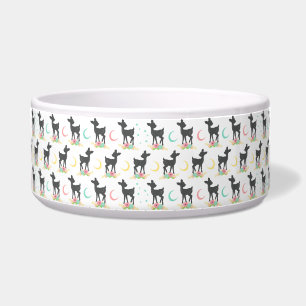 Comedero Patrón de ciervos, venado bebé, boho, flores, luna