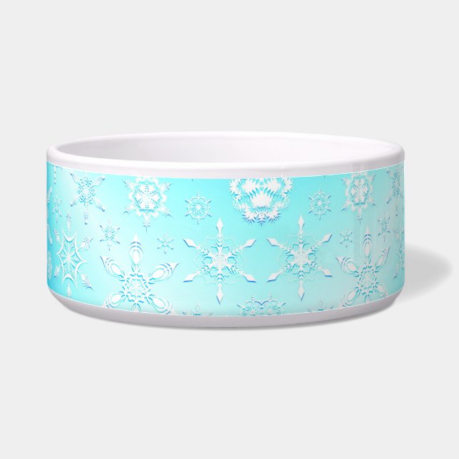 Comedero Patrón de copos de nieve de cristal (Izquierda)