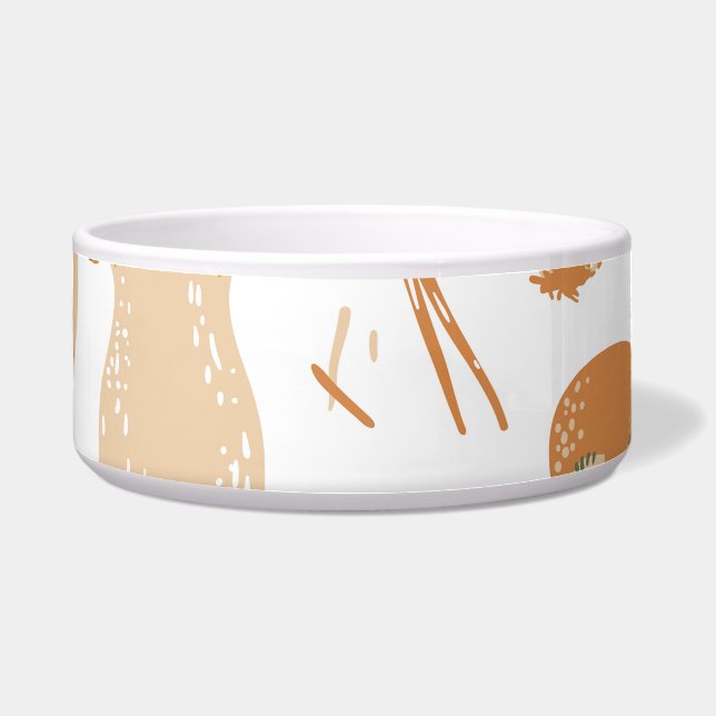 Comedero Patrón de cosecha de hongos comestibles Linocut (Frente)