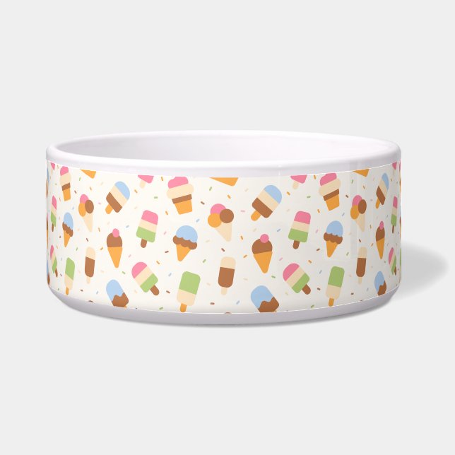 Comedero Patrón De Crema De Hielo, Cono De Crema De Hielo,  (Frente)