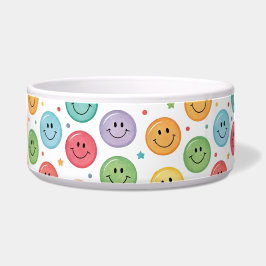 Comedero Patrón de Emoji Sonriente