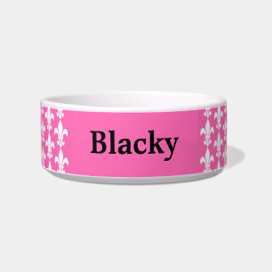 Comedero Patrón de flor rosa blanco y caliente de Lis