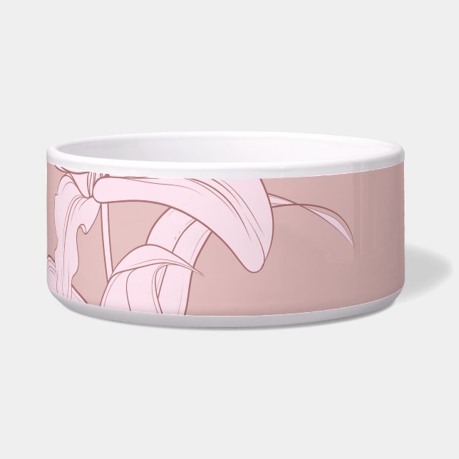 Comedero Patrón de flores 11 (Frente)