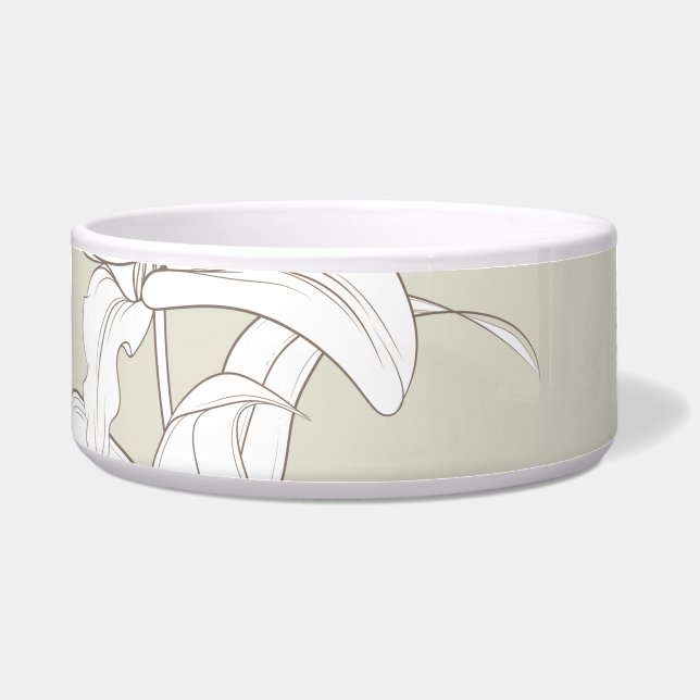 Comedero Patrón de flores 9 (Frente)