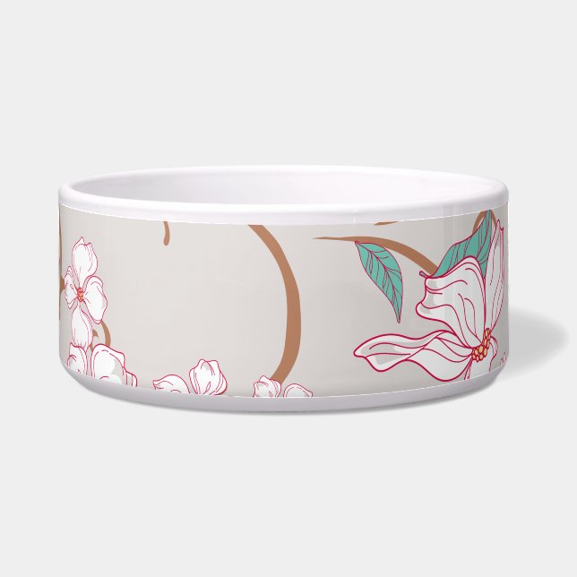 Comedero Patrón de Flores Asombrosas 6 (Frente)