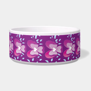 Comedero Patrón de fondo de fondo de fondo de violetas flor