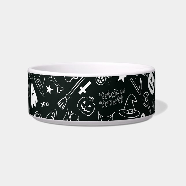 Comedero Patrón de Halloween 1 (Frente)