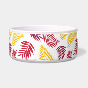 Comedero Patrón de hojas tropicales 20