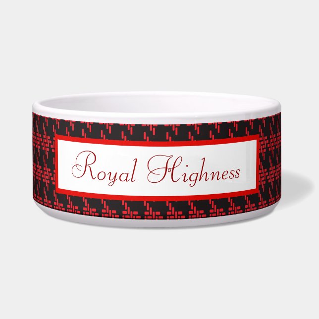 Comedero Patrón de Houndstoth (Frente)