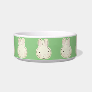 Comedero Patrón de ilustracion de personalizado de conejo v