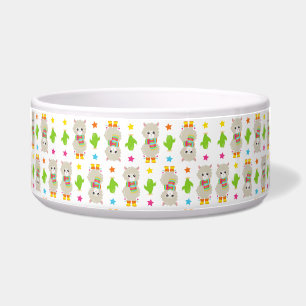 Comedero Patrón De Llamas, Llamas Cutas, Alpacas, Cactus
