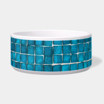 Patrón de mosaico azul