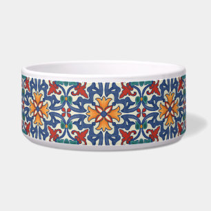 Comedero Patrón de mosaico de azulejos portugueses vintage