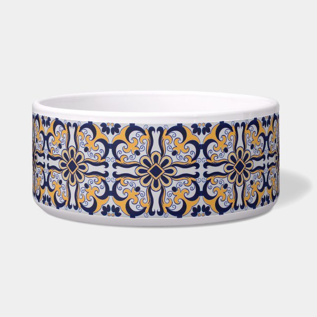 Comedero Patrón de mosaico portugués (Frente)