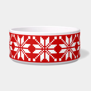 Comedero Patrón de Navidades de copos de nieve de Navidad