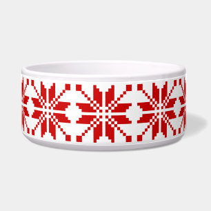 Comedero Patrón de Navidades de copos de nieve de Navidad