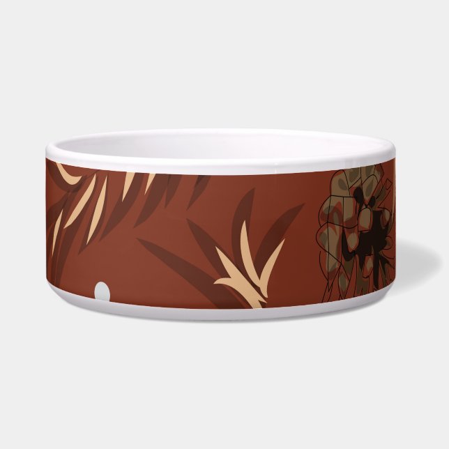 Comedero Patrón de navidades, Nieve de pino 8 (Frente)