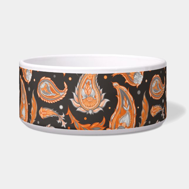 Comedero Patrón de Paisley (Frente)