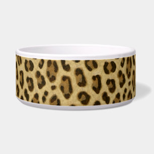 Comedero Patrón de piel de impresión de animales leopardo